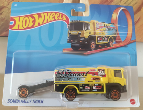 Hot wheels scania rally truck - scania,