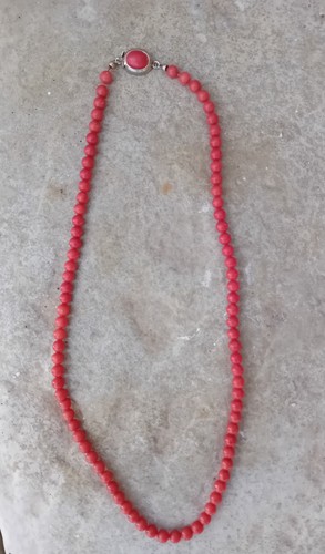 Collana corallo cerasuolo - collana,