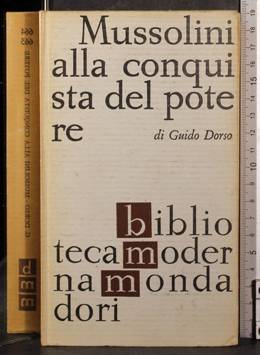 Bmm mussolini alla conquista - mussolini,
