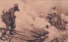 CARTOLINA MILITARE ,BOMBE A MANO - GAS ASFISSIANTI - WW1