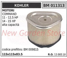Filtro aria KOHLER trattorino rasaerba COMMAND 11 12.5 HP 14 15 HP 011313