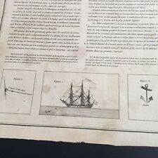 Gravure XVIIIè Navire De