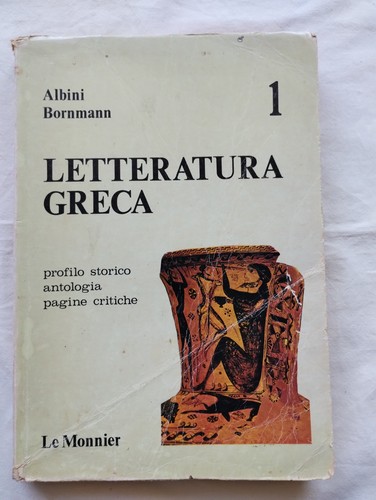 Libro letteratura greca - libro,