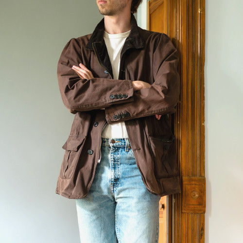 Giacca lunga cerata barbour - giacca,