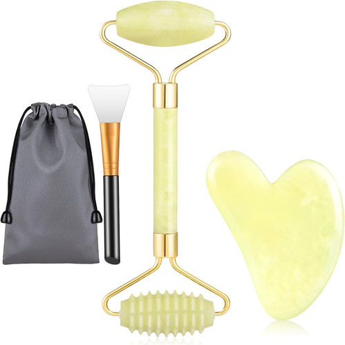 Jade roller viso - e, gua