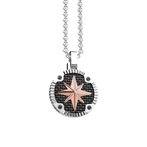 Collana uomo zancan rosa dei - zancan,