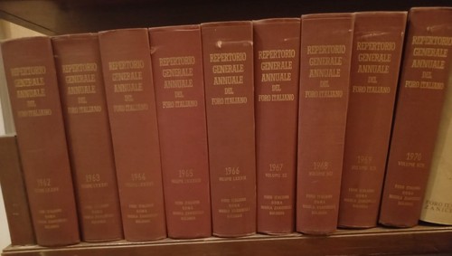 Foro italiano repertorio - italiano, (da