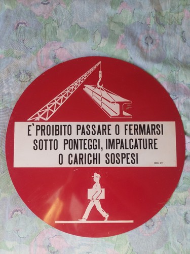 Cartello industriale pericolo - cartello,