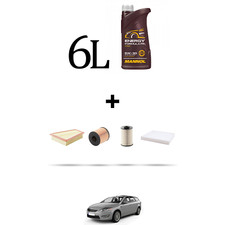 HOFFCAR Kit tagliando 4 FILTRI
