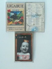 LIGABUE LOTTO 3x MUSICASSETTE