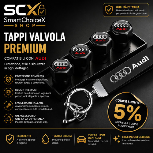 Kit tappi valvola ruota - valvola,