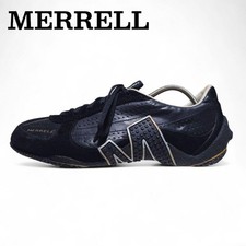 Merrell Relay Drive Sneakers Uomo 27cm Nero Grigio Pelle Usate Senza Scatola