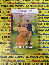 book Libro NOBILI EQUIVOCI di LARA ANN LETHBRIDGE 2018 harmony history 615(B80)