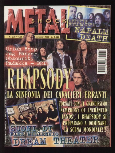 Metal shock 275 1998 - metal, rhapsody