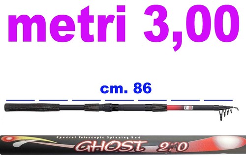 Canna telescopica pesca - canna,