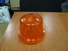 CAMPANA PLASTICA PER GIREVOLE PV POLICE ARANCIONE LAMPEGGIANTE MEZZI SOCCORSO
