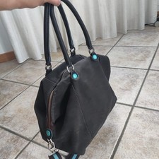 Gabs G3 PLUS Ruga Borsa di Pelle per Donna - Nera, Taglia L