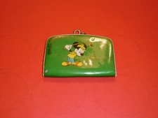 BORSELLINO PORTAMONETE ANNI '70 CON SOGGETTI DISNEY TOPOLINO PAPERINO