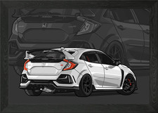 honda civic tipo R bianco