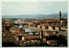 Cartolina d'epoca Firenze Panorama fotocromatica di Innocenti, Italia