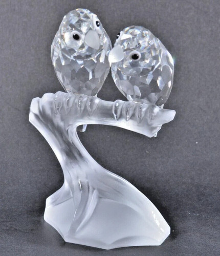Swarovski crystal lovebirds - crystal,