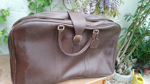 Valigia vintage pelle - vintage,