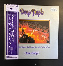 DEEP PURPLE Made In Europe 1976 JAPAN LP OBI PROMO Whitesnake RAINBOW Rare!