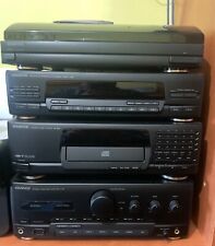 impianto stereo hi fi con giradischi Kenwood