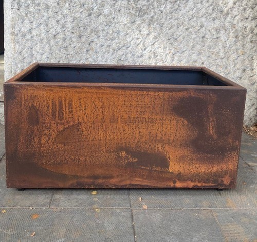 Fioriera corten vaso - corten,