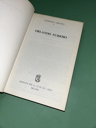 Orlando furioso ariosto - orlando,