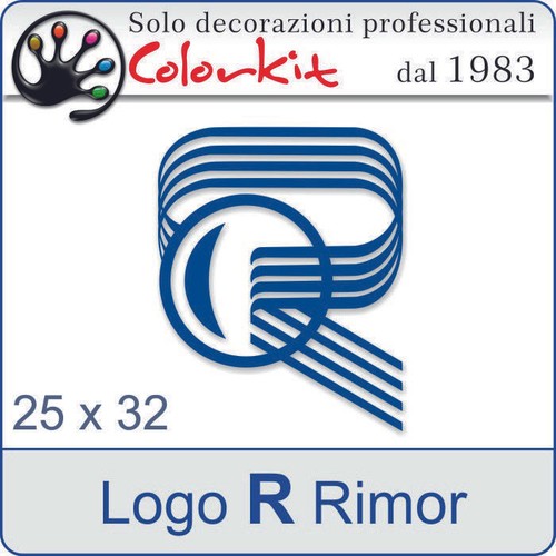 Adesivo logo rimor 25x32 - adesivo, r
