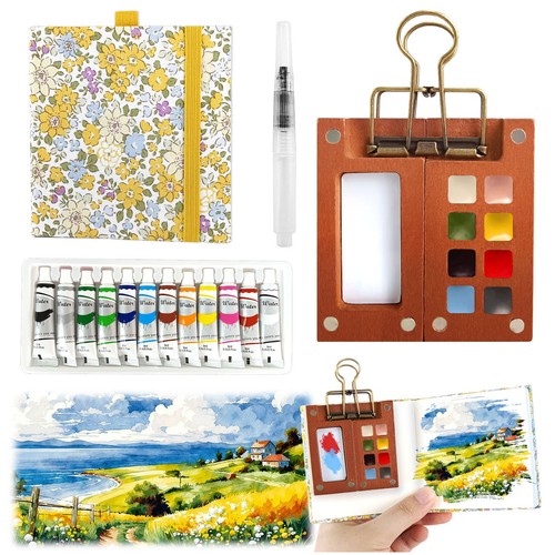 Set viaggio acquerello - set,