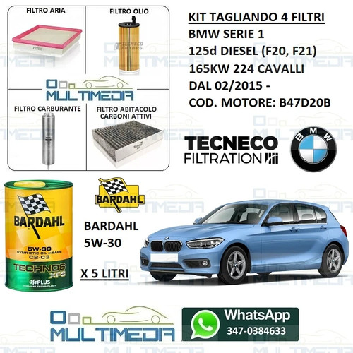 Kit tagliando filtri olio - 4,