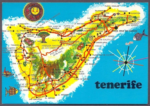 Isole canarie tenerife - isole, mappa
