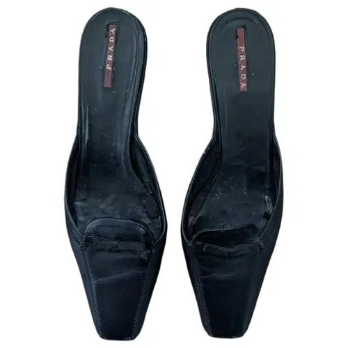 Prada mules pelle - mules, nera