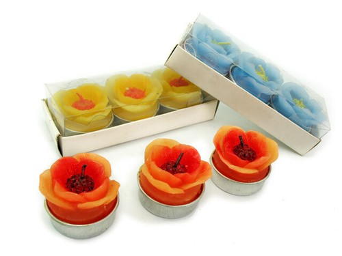 Set candele galleggianti a - candele,