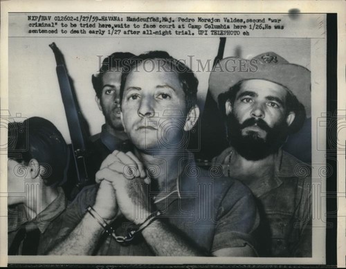 1958 press photo maj pedro - press,