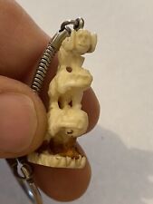 Portachiavi umoristico non vedo non sento non parlo epoca collezione