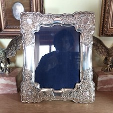 LIVI GIANCARLO Cornice Portafoto Argento anni 90 x foto cm 18x24 - stile barocco