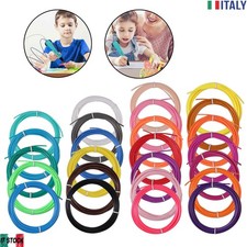 Filamento PLA Stampante 3D 25Colori 1.75mm Alta Precision per Stampa /Penna 3D
