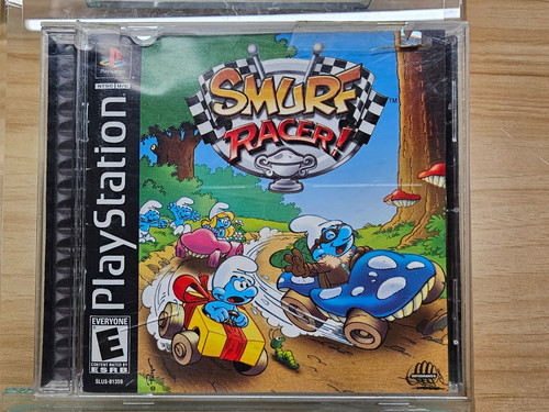 Ps1 smurf racer 2001 - ps1, cib