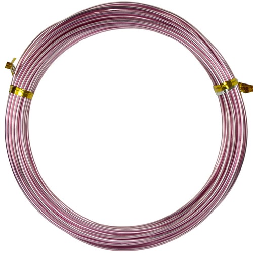 Filo alluminio tondo rosa - ,, 2