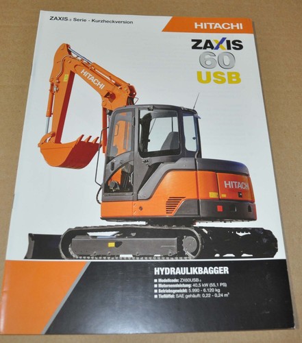 Hitachi zaxis 60usb escavatore - hitachi,