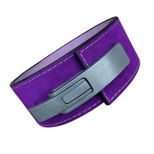 Pioneer Fitness Cinghia Leva Powerlifting 10mm 4" Viola/Lavanda Scamosciata XS