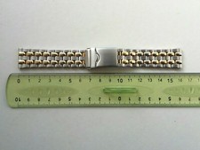 Bracciale "generico" in acciaio laminato oro - mm 20