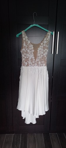 Abito sposa corto pizzo - corto, in