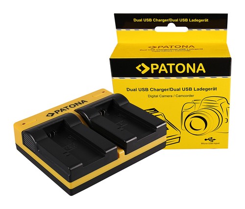 Caricabatteria usb dual patona - caricabatteria,