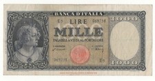 1000 LIRE ITALIA ORNATA DI