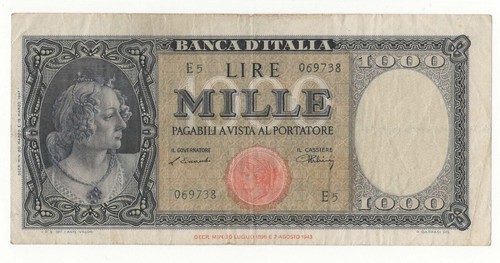 1000 lire italia - 1000,