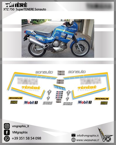 Adesivi xtz 750 supertenere - xtz,